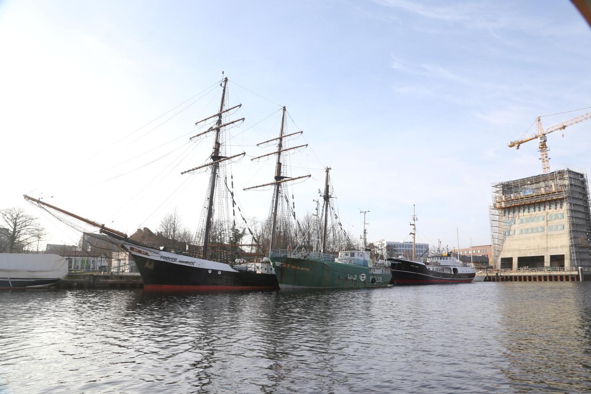 המבורג Schiffshotel "Schlafen Im Hafen" מראה חיצוני תמונה